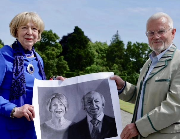 Portrait of a President: Limerick artists combine talents in unusual ...