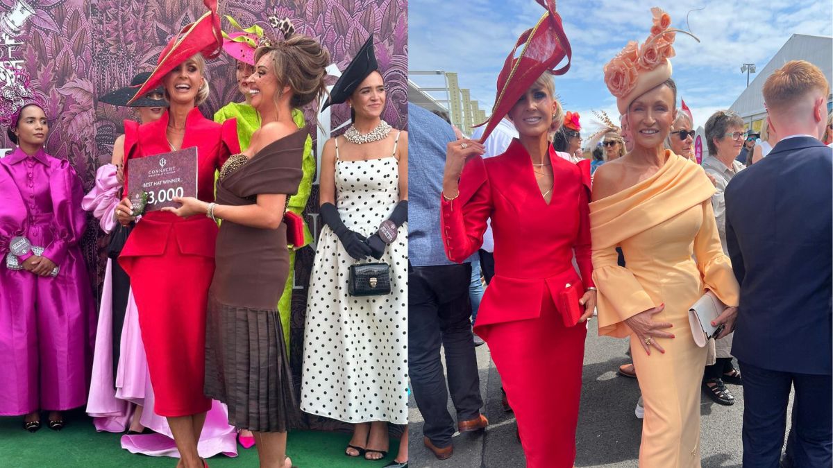 Limerick woman wins best hat title at Galway Races