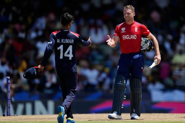 For a side who came close to exiting the tournament in the first round when a downpour threatened a washout in their must-win game against Namibia, and also stumbled to defeat against South Africa just 48 hours ago, there was a tangible sense of freedom about England’s play.