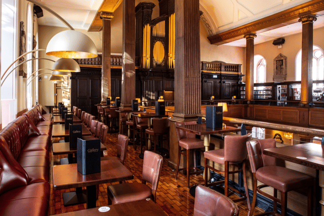 The Church Cafe Bar is a converted 320-year-old church, known for being the same building where Guinness creator Arthur Guinness was married in 1725, and more recently has served Oppenheimer star Cillian Murphy, singer Shane Ward and Irish actor Killian Scott.