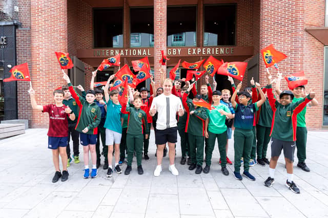 Students from JFK Primary School who produced and presented Craig Casey Sports Story podcast