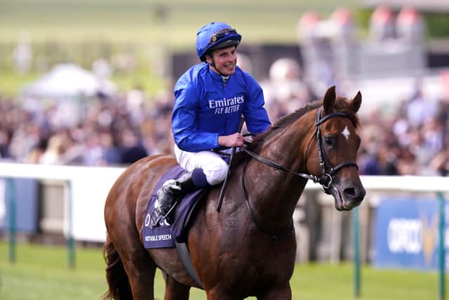 Big-race jockey William Buick is no doubt about Notable Speech’s powers of acceleration ahead of the British Champion Series contest.