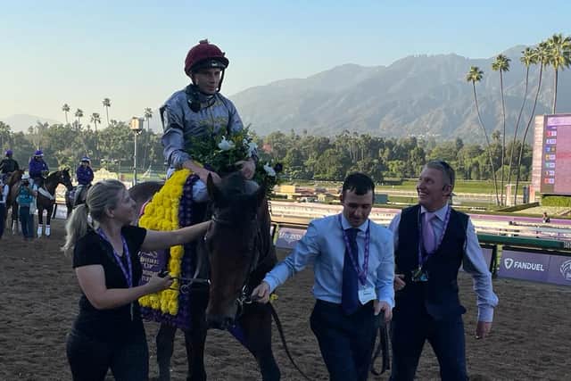 “It was our first run and we were just feeling our way really, but he came out of it well and we have been very happy with his work since. This was always his target after France and we’re looking forward to seeing him run again.