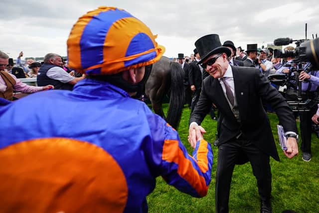 “What we have seen over the years is if a horse is not going to handle it today, very rarely will they handle it tomorrow. You’ll see very quickly the ones that have the ability and the balance to handle it.