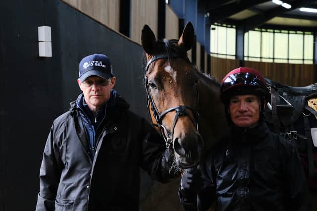 “It will make it very interesting the next day. For us, I’m not sure we’ve ever sent a horse to the Derby with as much ability as this. If we can get him to come out of those gates and everything to work properly for him, then we can have him in the right place.”
