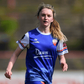 Cara Griffin in action for Treaty United