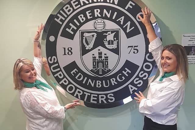 “The event was called Celtic Connections and the two choirs performed at the Hibernian Supporters Football Club.