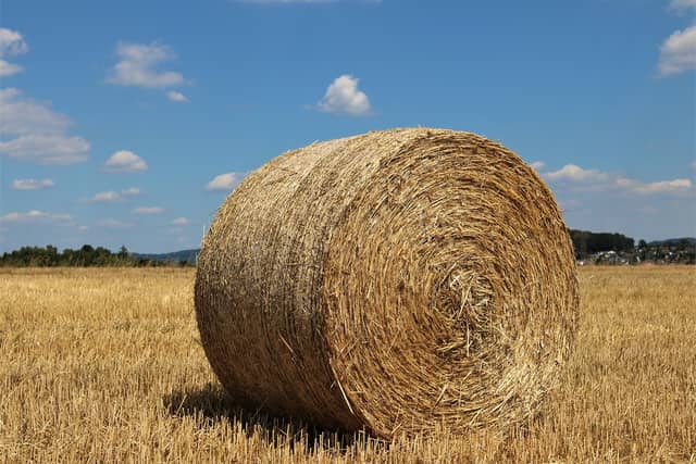 Six round bales of hay were stolen | FILE PHOTO