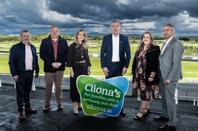 Dearann Gayson, PAQ IT; Michael Lynch, CEO Limerick Racecourse; Orla Hogan, PAQ IT; Brendan Ring and Katie O'Riordan, Cliona's; TJ Ryan, Cube Printing and Cliona's ambassador