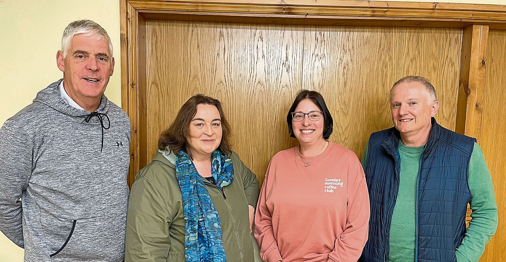 Pat Walsh, Rosemary Flanagan, Mary Harty, Dave Kelly, of Knocklong History Heritage and Tourism