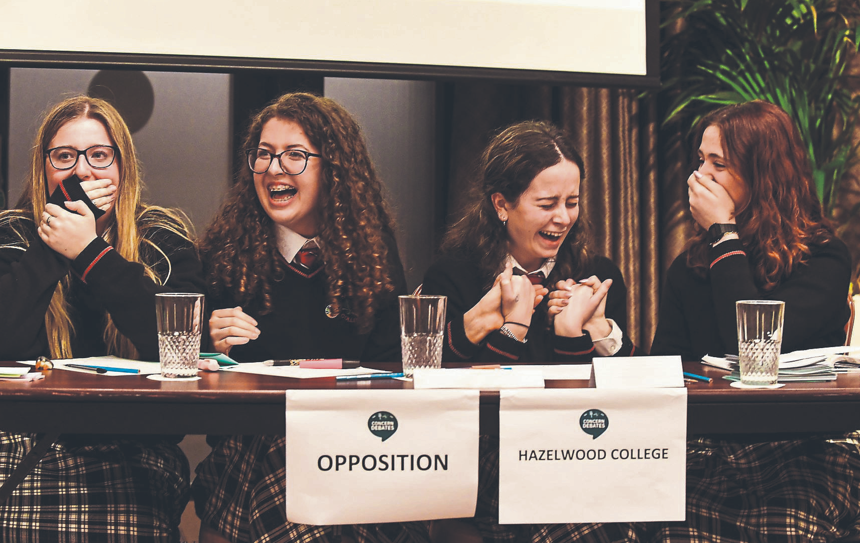 Hazelwood College students Aisling O’Connor, Amy O’Gorman, Regina Burke and Lucy O’Gorman will travel to Dublin’s Helix Theatre on May 2 for the final