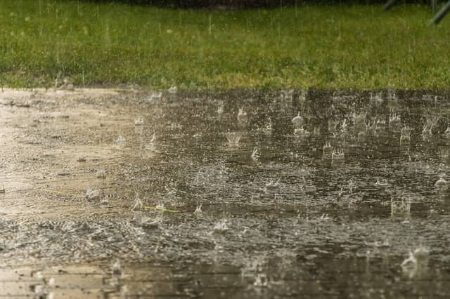 A status yellow thunderstorm warning has been issued for 16 counties