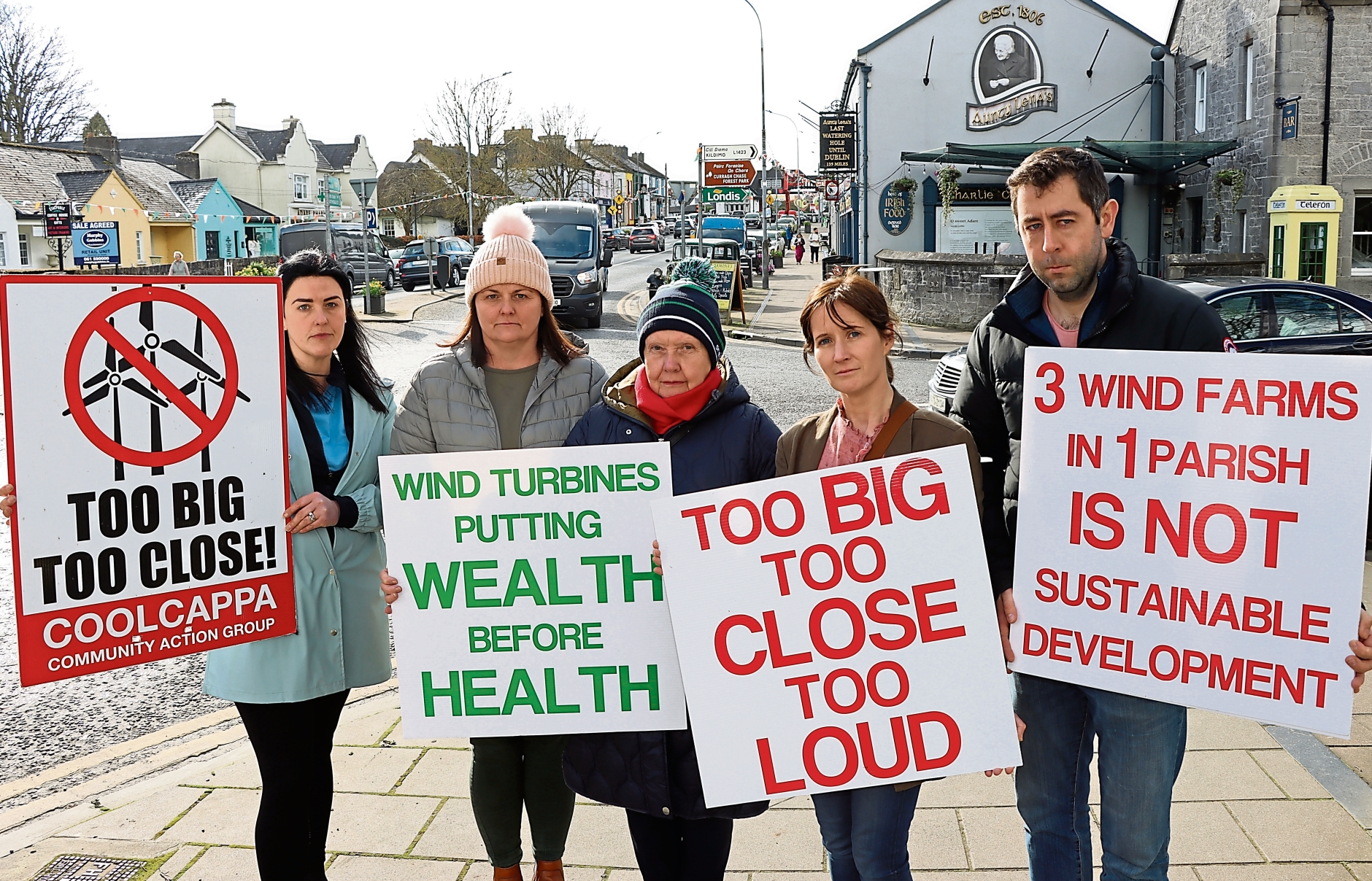 Members of Coolcappa Community Action Group l PICTURE: Adrian Butler