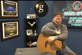 Country star Garth Brooks speaking to fans on a live video on Facebook PIC: Garth Brooks/Facebook