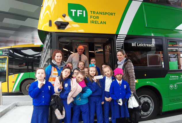 Pupils and staff from St Patrick's GNS