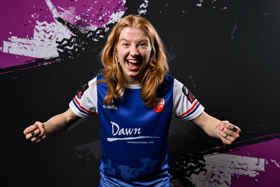 Treaty United's All-Island Cup goalscorer Erin Van Dolder during a squad portrait session at UL North Campus | PICTURE: Sportsfile