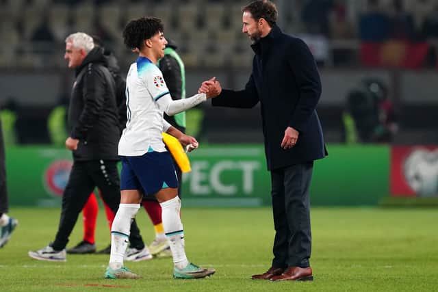 The former was named player of the match for his performance in November’s 1-1 Euro 2024 qualifying draw in Skopje, but has dropped down the England pecking order having only made four Manchester City appearances since the turn of the year.