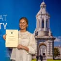 Tova McMahon, Villiers School, was among the Entrance Exhibition Award winners from Trinity College