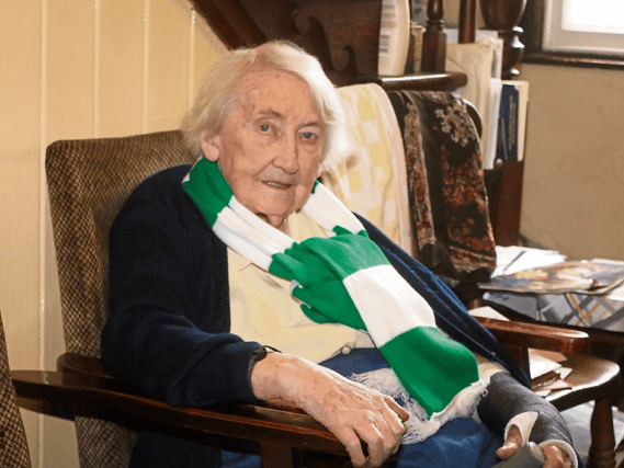 Betty McElholm, born on March 18, 1917, in her Kilmallock home at the tender age of 101
