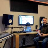Sound engineer, Tony Kiernan, working at his remote studio in Co Kerry