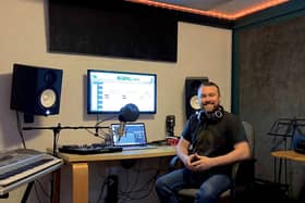 Sound engineer, Tony Kiernan, working at his remote studio in Co Kerry