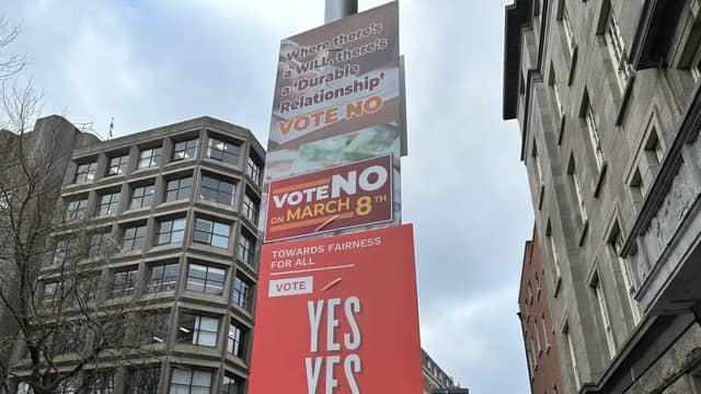 The counting of votes in the two referendums began at 9am