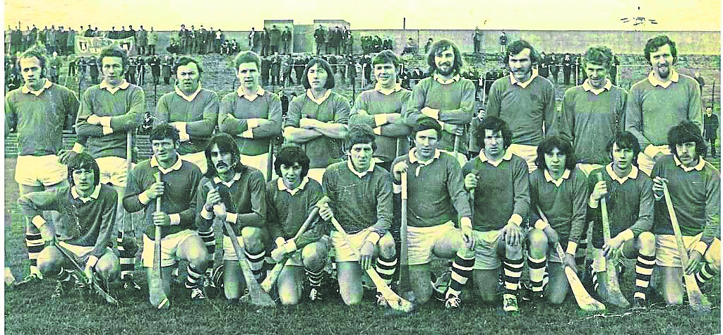The Kilmallock 1973 hurling team who were the first of the three in a row senior hurling winning teams