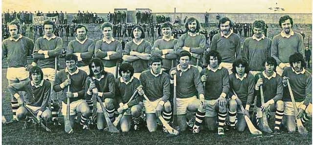 The Kilmallock 1973 hurling team who were the first of the three in a row senior hurling winning teams