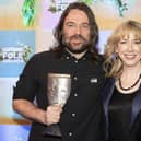 Lankum's Darragh Lynch, who were named Best Folk Group and Best Folk Album, for their Mercury Prize and Choice Music Prize-nominated False Lankum