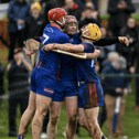 MICL players, from left, Ronan Power, Shane O’Brien and Shane Meehan celebrate at the final whistle of the Fitzgibbon Cup final in Abbeydorney last month | PICTURE: Sportsfile