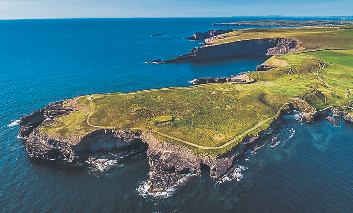An aerial view of the scenic walk along the Dunlicky Road, Kilkee PICTURE: VisitClare