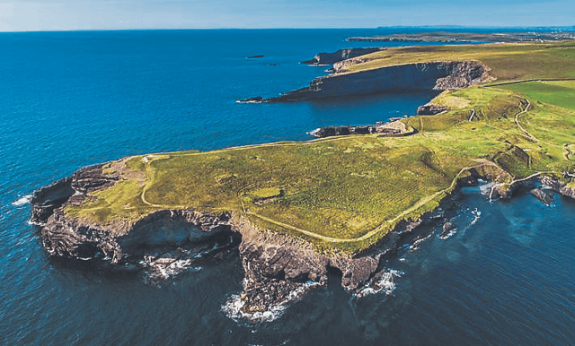 An aerial view of the scenic walk along the Dunlicky Road, Kilkee PICTURE: VisitClare