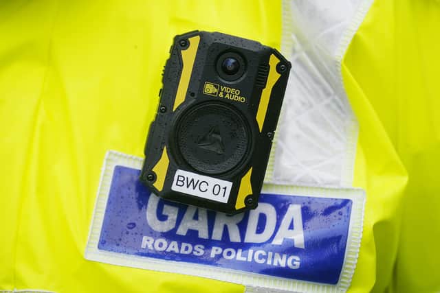 An Garda Siochana said the new technology would take the form of small, lightweight cameras visible on the clothing of members.