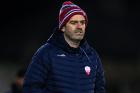 Treaty United manager Tommy Barrett
