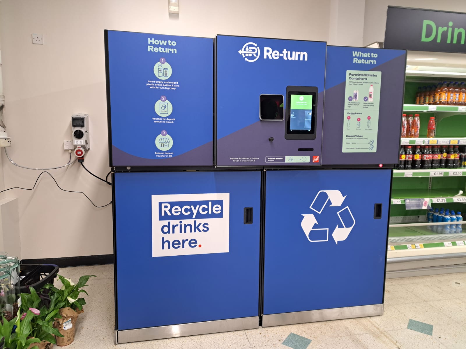 Re-turn unit in Limerick retailer