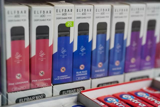 However, more young people are using disposable vapes that are cheaper and come in a variety of colours and flavours.