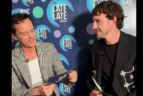 WATCH: Behind the scenes clip from RTE Late Late recreates Paul Mescal's famous ad for sausages