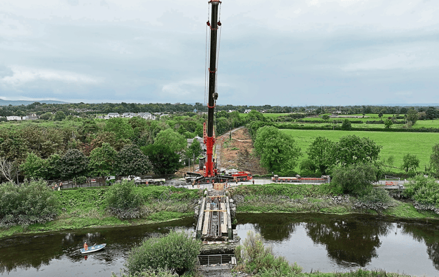 Irish Rail received a warning letter from council after it was judged to have removed a bridge in Adare, a protected structure, without approval