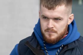 Conor Lynagh at Letterkenny courthouse. (North West Newspix)
