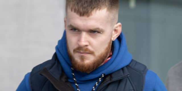 Conor Lynagh at Letterkenny courthouse. (North West Newspix)