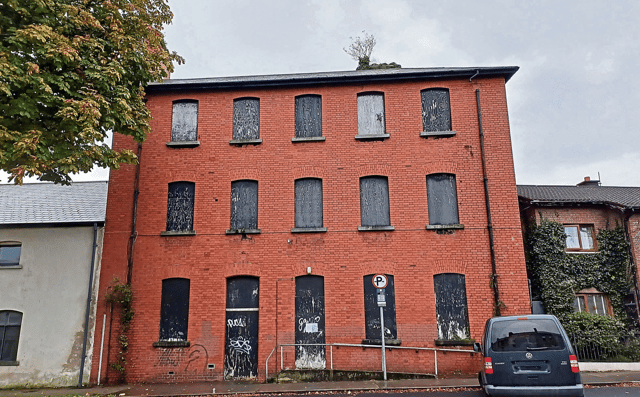 The former garda station in Lord Edward Street