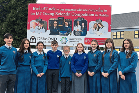 Desmond College's hardworking young scientists taking part in this year's competition
