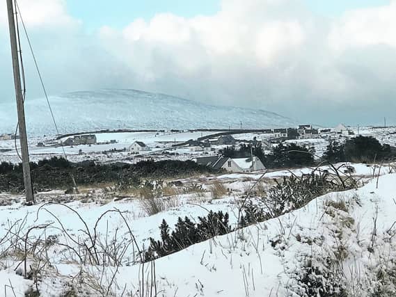 There will be falls of sleet in some areas