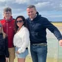Shay Given with family members, including his late brother Kieran