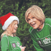 Broadcaster Anne Cassin at the GOAL mile launch