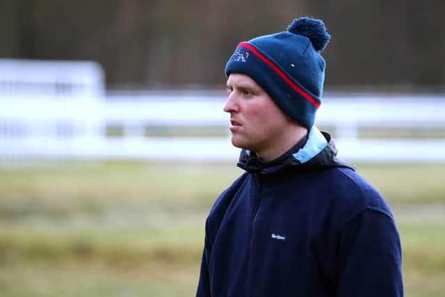 As Ile Est Francais carries the familiar colours of part-owner Richard Kelvin-Hughes, George and his training partner Amanda Zetterholm are keen to test his powers on UK soil, and he is now being readied for a festive trip across the Channel.