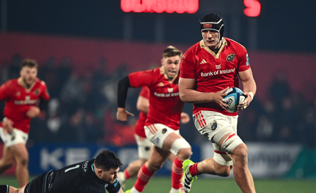 Gavin Coombes of Munster during the URC game against Glasgow Warriors in Musgrave Park | PICTURE: Sportsfile