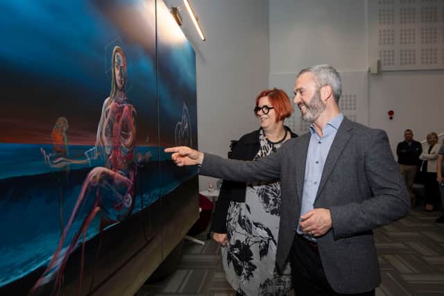 Vicky’s parents John and Gaby, husband Jim and son Darragh were among her family members in attendance, as well as a host of friends and former colleagues. 