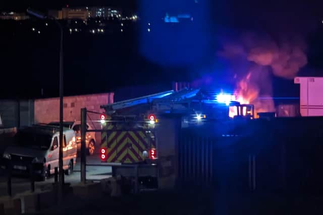 Emergency services respond to car on fire in Limerick city