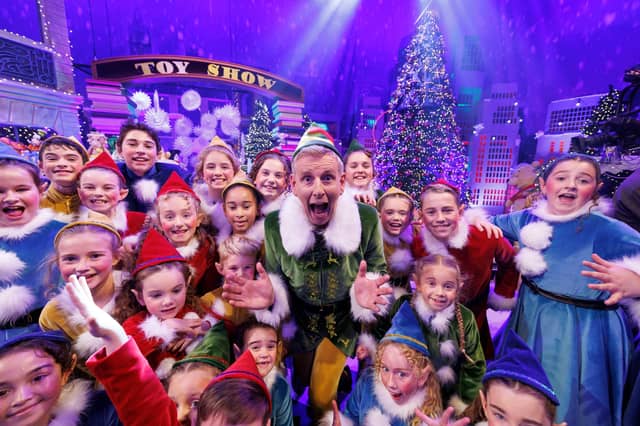Host Patrick Kielty channelled Buddy the Elf in his debut Toy Show